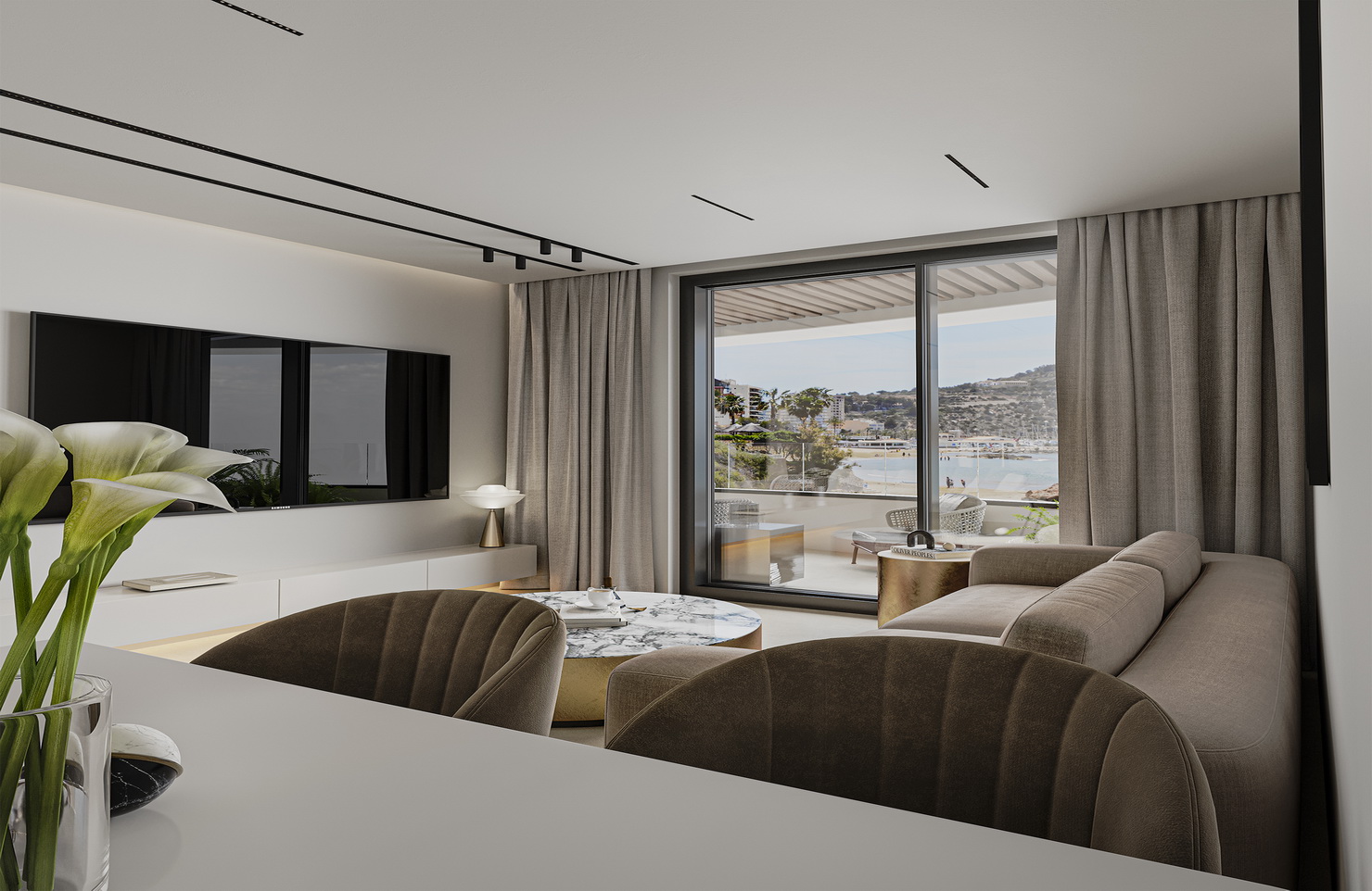 Apartamentos con vistas al Mar